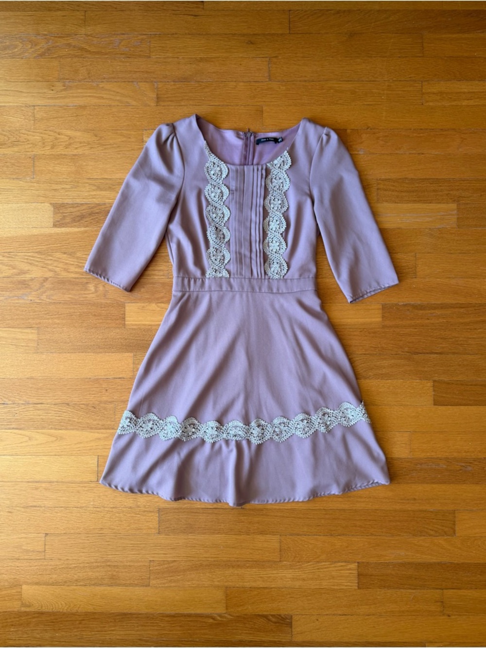 Lilac Doe & Rae A Line Dress